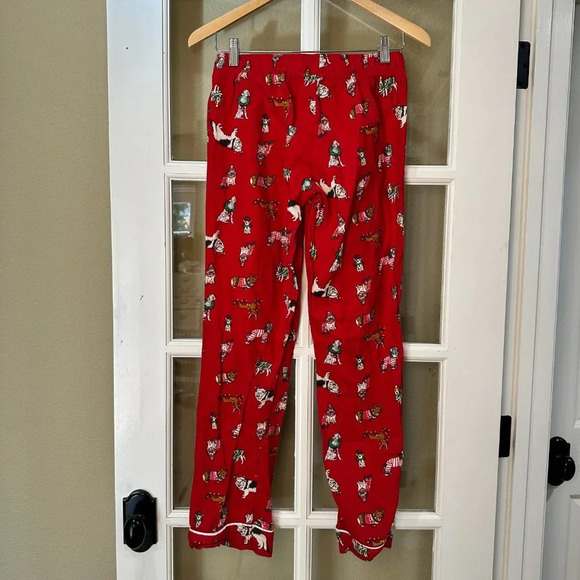 OLD NAVY Flannel Christmas Dog Puppy Pajama PJ Bottoms Pants - size xs - Picture 4 of 6